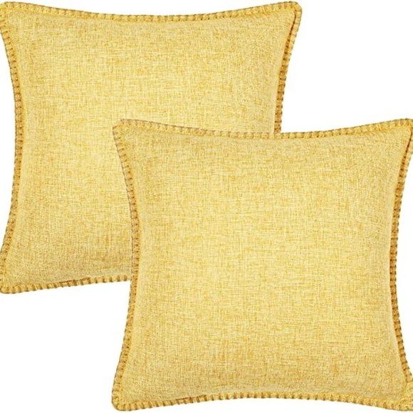 Decorative Farmhouse Rustic Throw Pillow Covers - Picture 1 of 3